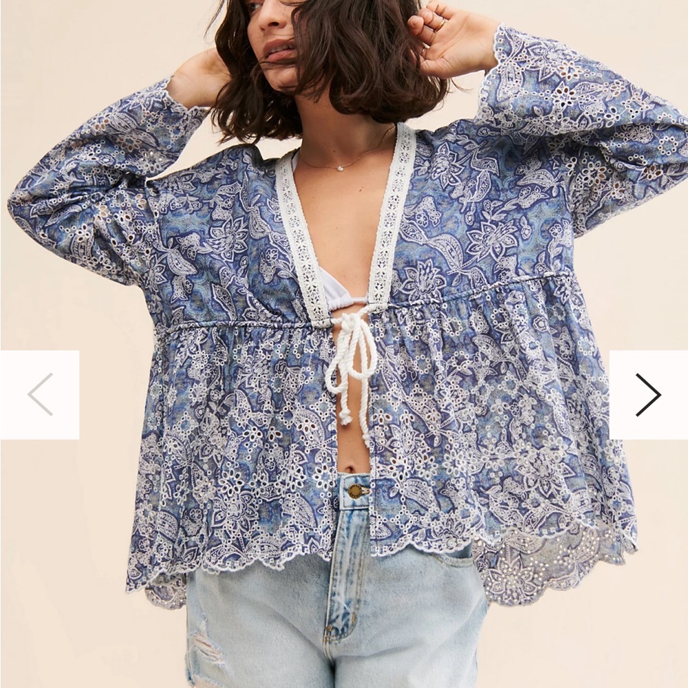 Free People Bed Jacket - Picture 2 of 4